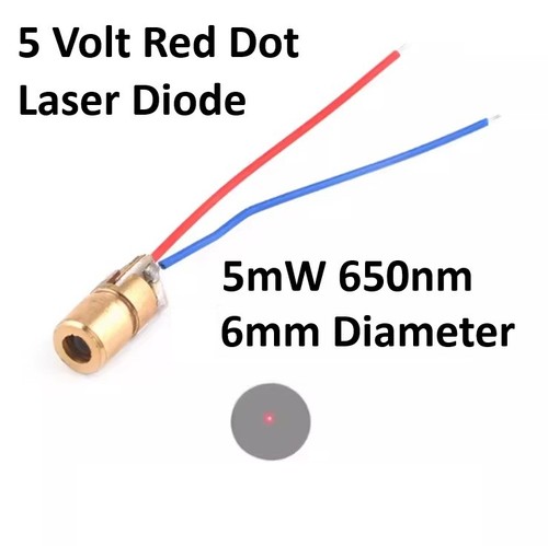 Laser diode 5mw red - 2,