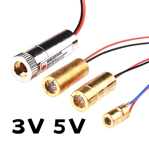 Laser module red cross - 3v,